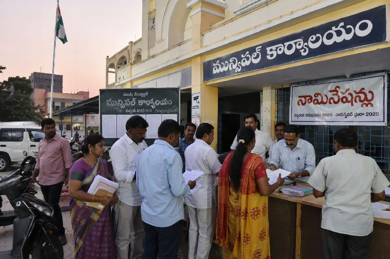 ఆంధ్రప్రదేశ్ మున్సిపల్ ఎన్నికల్లో ట్విస్ట్: 8 స్థానాల్లో ఛైర్పర్సన్ ఎన్నికలు ఏకగ్రీవం దిశగా!