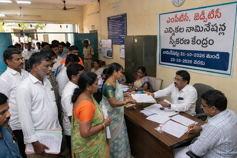 ఎంపీటీసీ, జెడ్పీటీసీ ఎన్నికలకు నామినేషన్లు ప్రారంభం; నవంబర్ 3న పోలింగ్